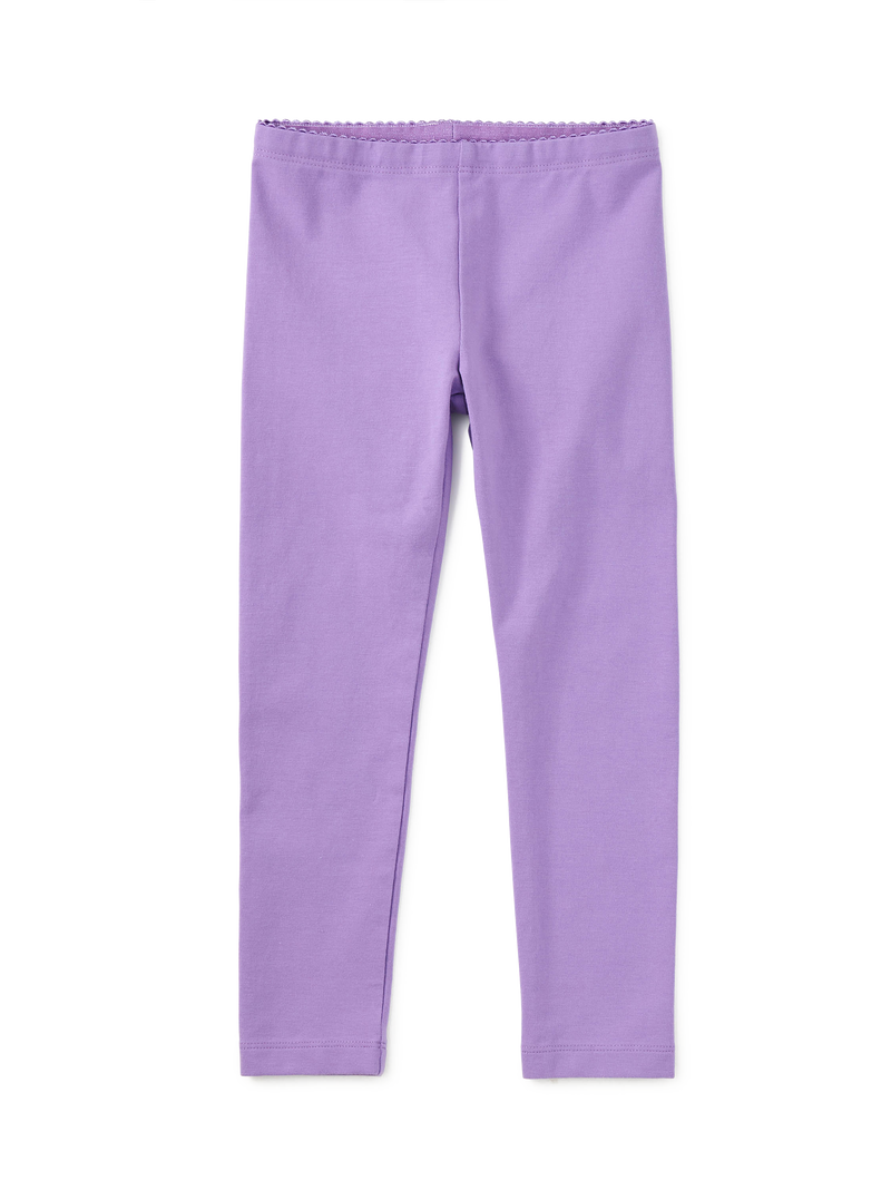 Solid Leggings in Paisley Purple - View 2