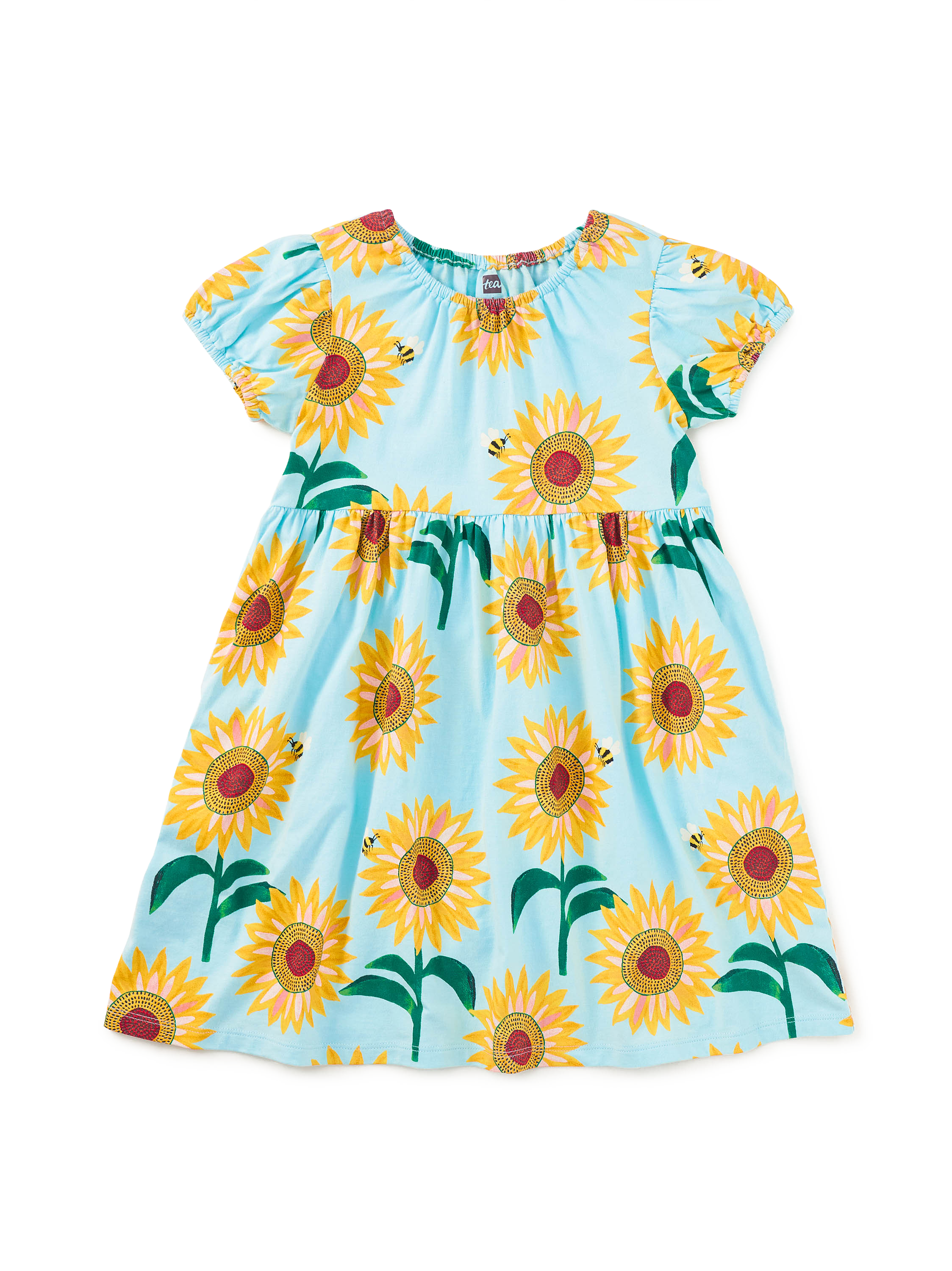 Puff Sleeve Empire Dress