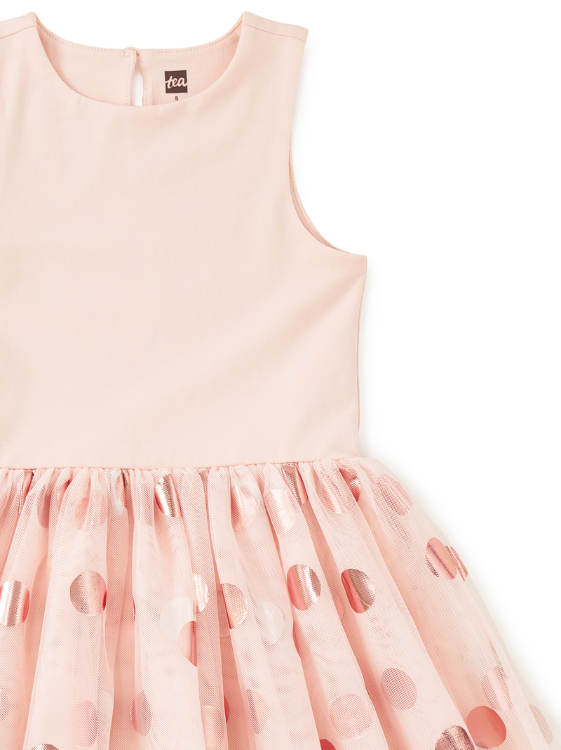 Printed Tulle Ballet Dress in Flamenco Dots - View 2