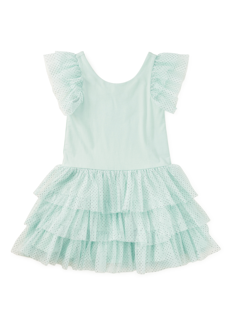 Tiered Tulle Party Dress in Flamenco Dots - View 1