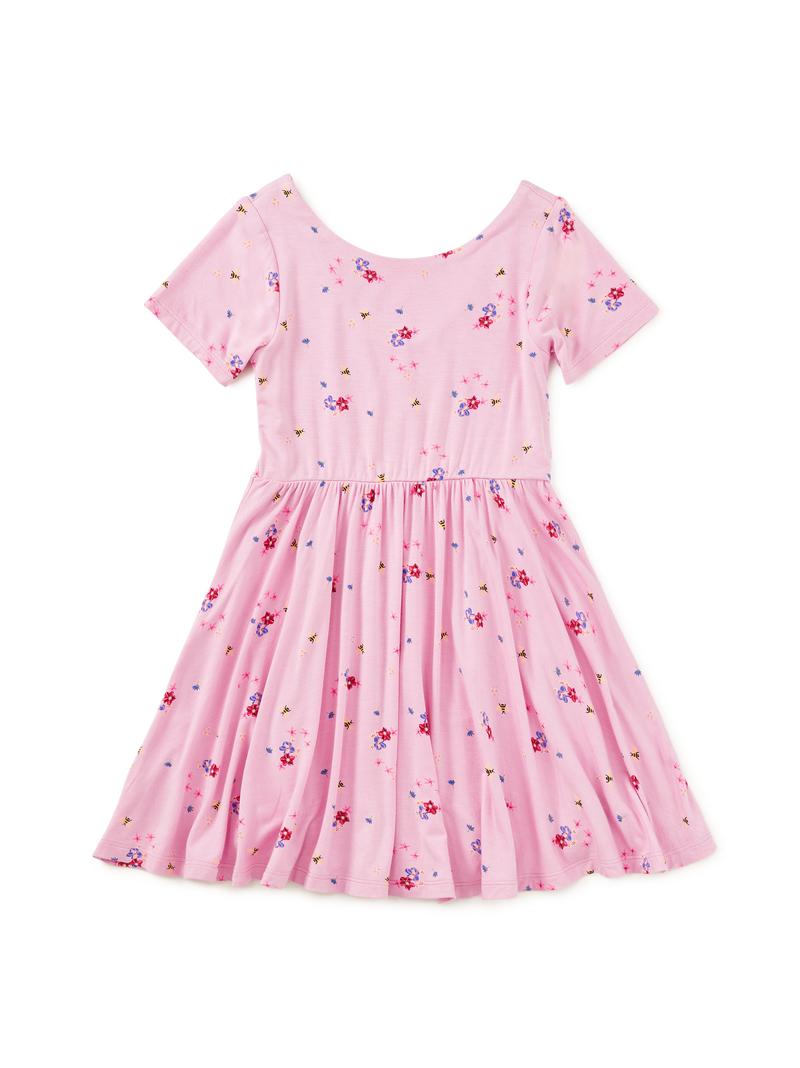 New Bamboo Playsoft Dress in Busy Bees And Flowers - View 1