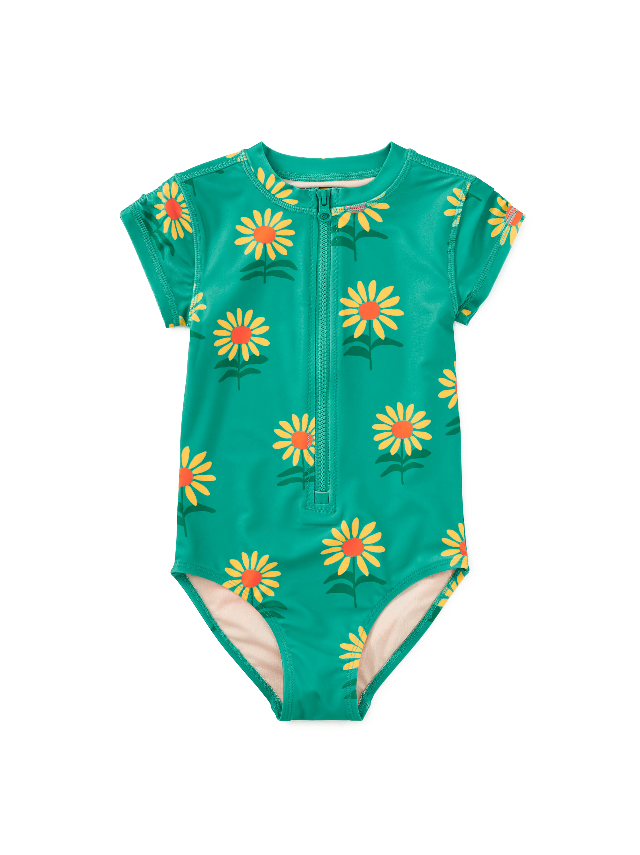 Rash Guard One-Piece Swimsuit