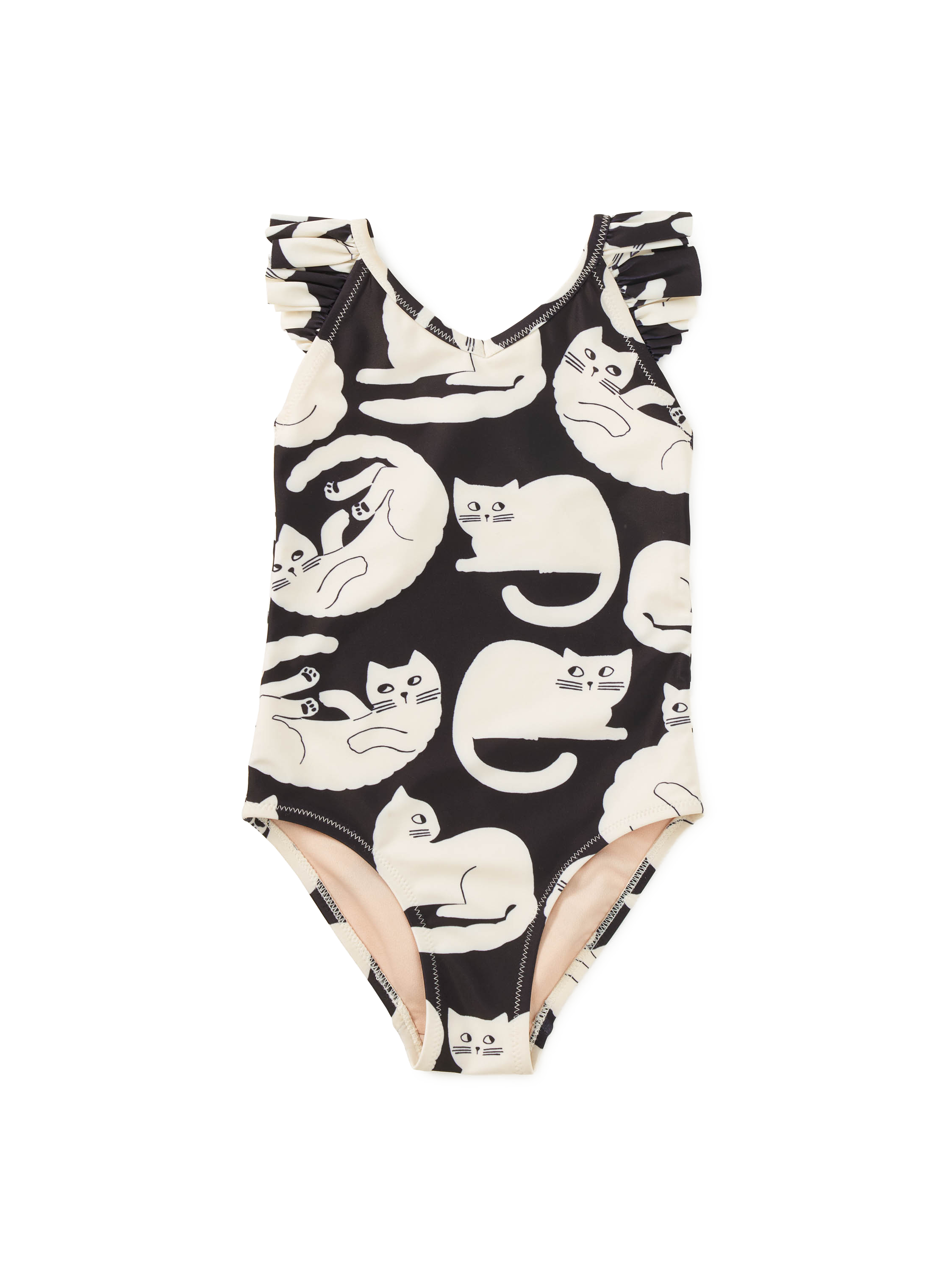 Ruffle One-Piece Swimsuit