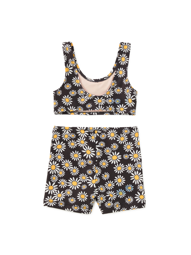 Tankini And Board Shorts Swim Set in Daisy Days - View 2