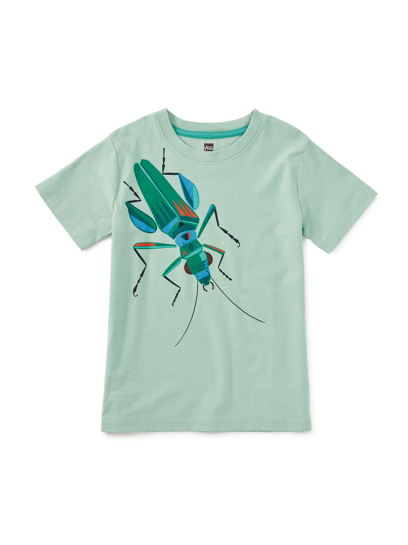 Flower Beetle Graphic Tee in Mineral - View 1