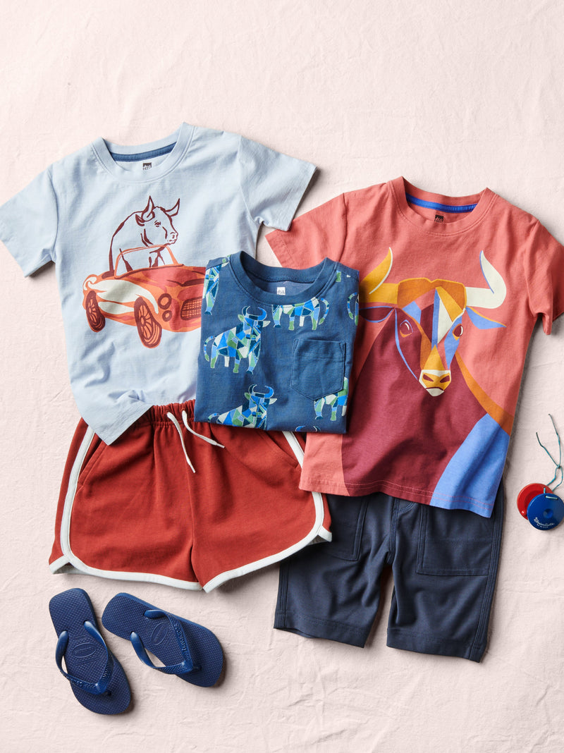 Toro Joyride Graphic Tee in Vista Blue - View 2