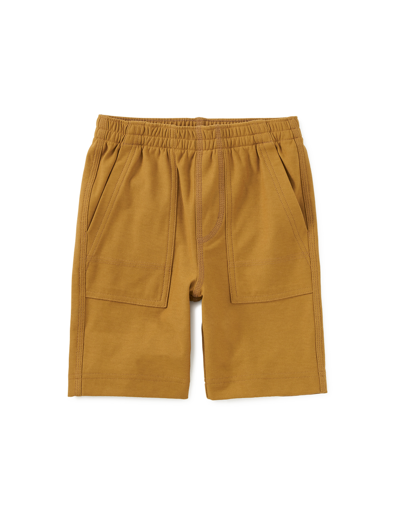 Playwear Shorts in Raw Umber - View 1