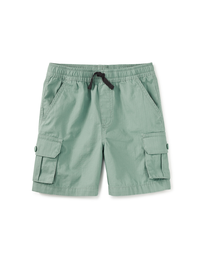 Ripstop Cargo Shorts in Sea - View 1
