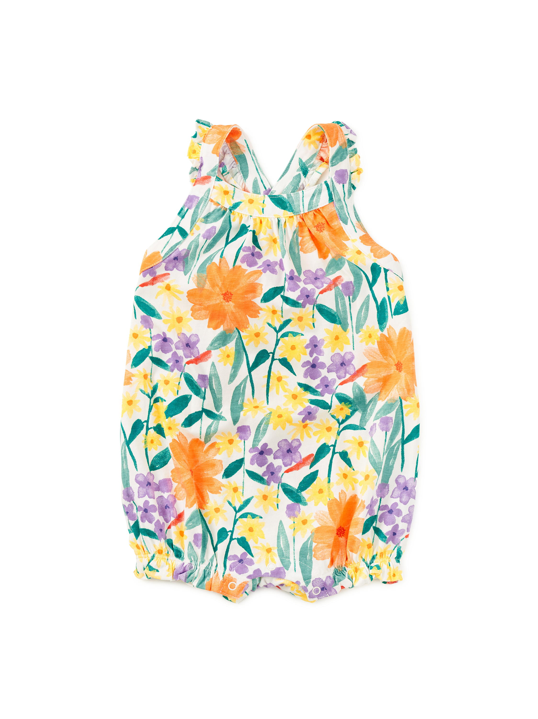 Cross-Back Baby Romper
