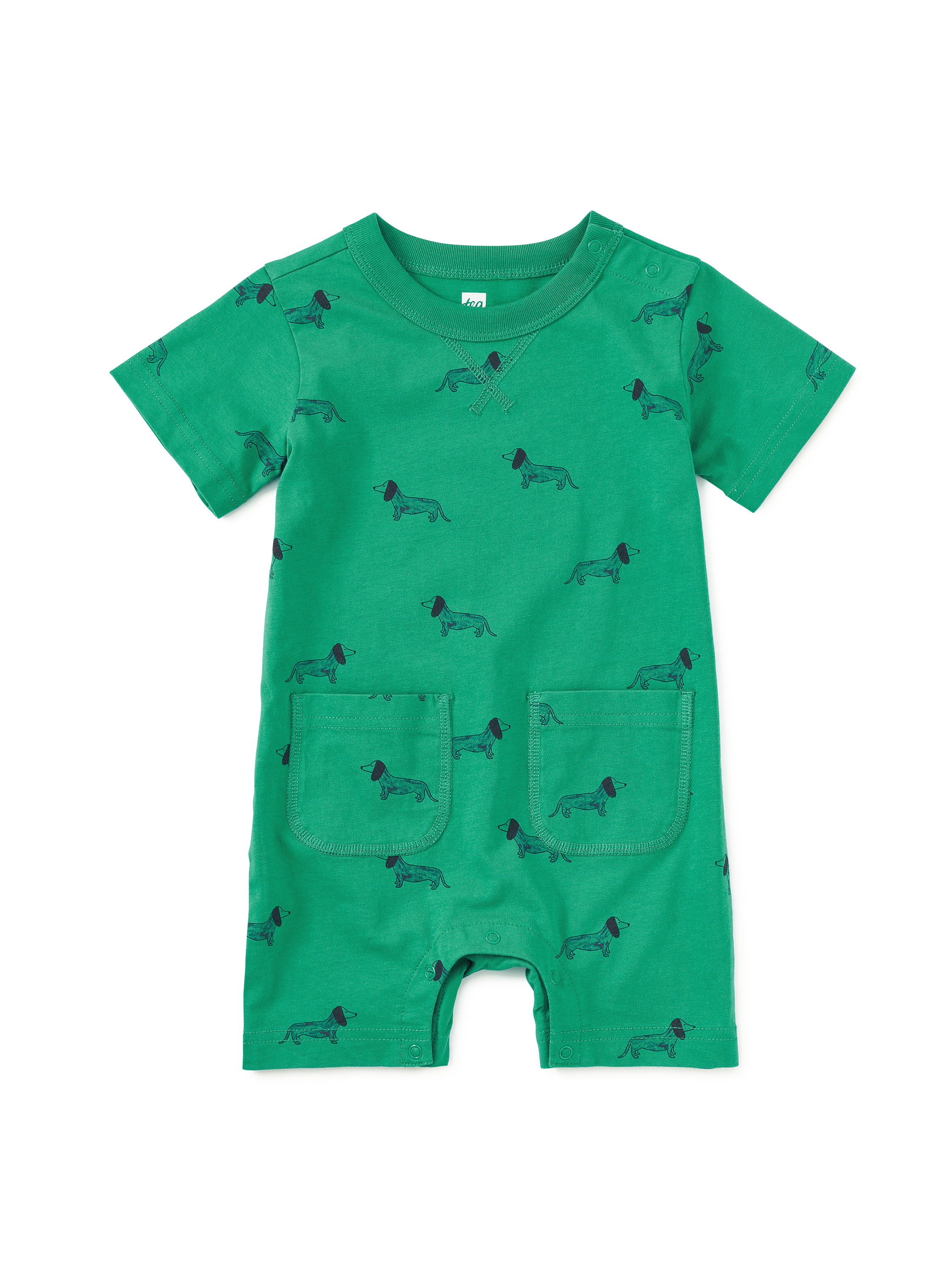 Double Pocket Baby Romper