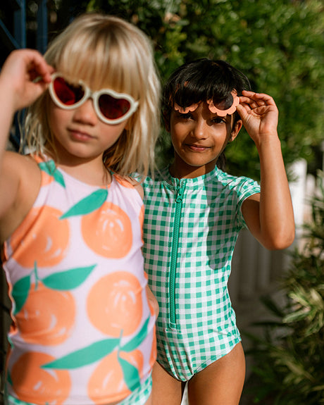 Girl Nouveau Poppy Cut Out One Piece Swimsuit | Tea Collection