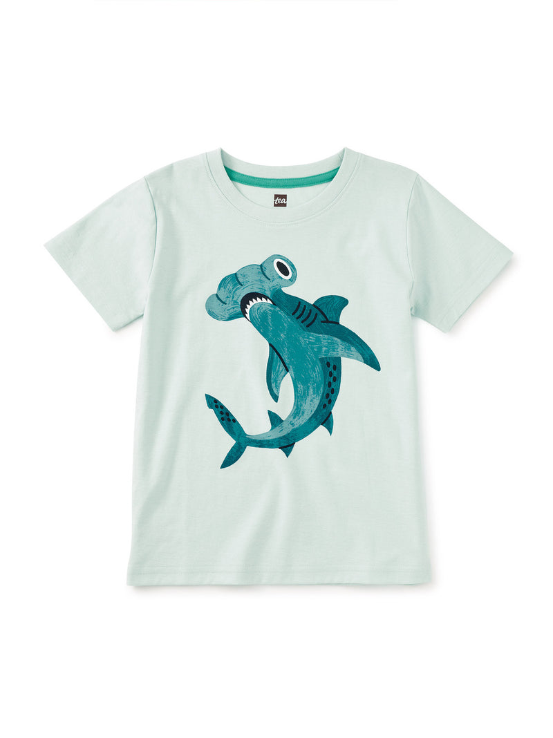Hammer Time Graphic Tee in Blue Glow - View 1