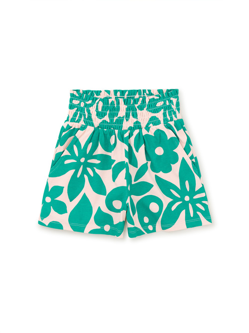 Paperbag High-Waist Shorts