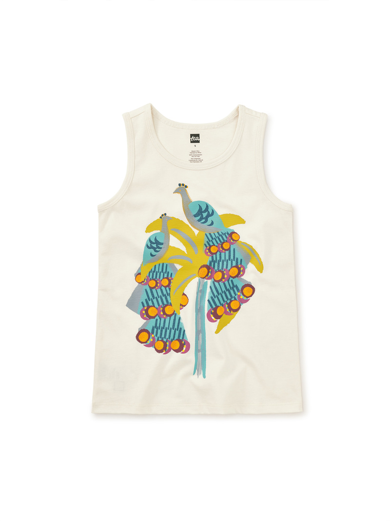 Perched Peacocks Tank Top