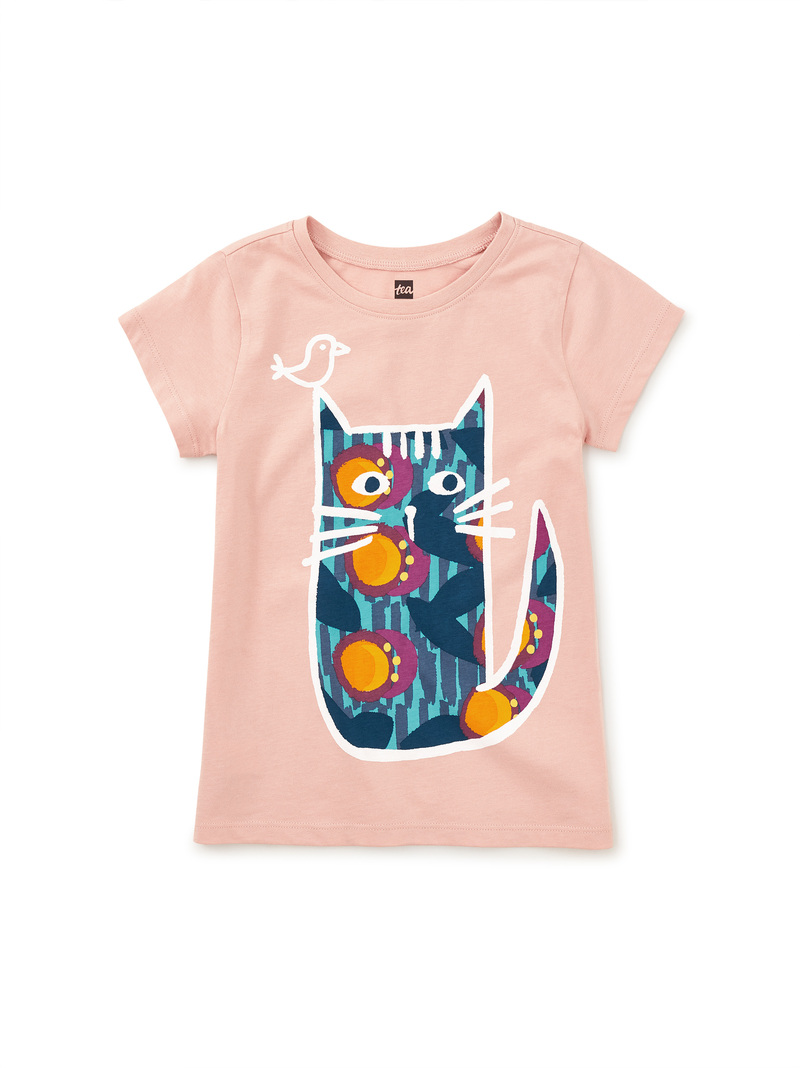 Passion Fruit Cat Graphic Tee