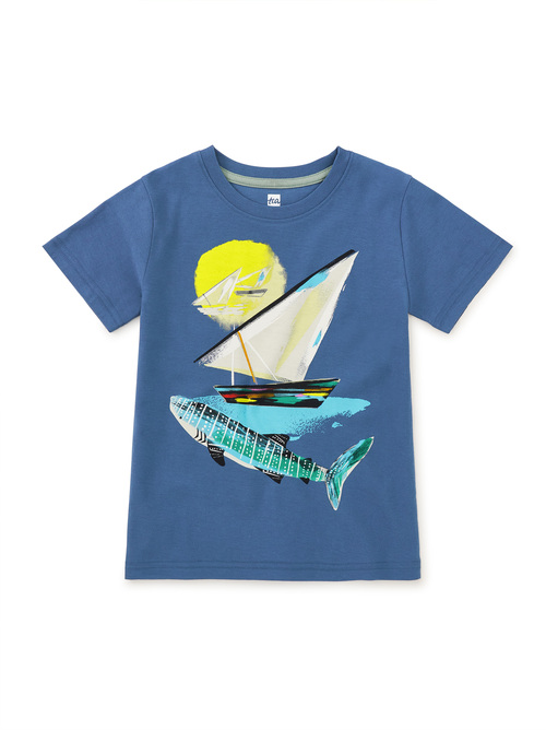 Shark & Sailboat Graphic Tee