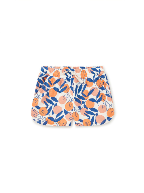 Tie Waist Printed Shorts