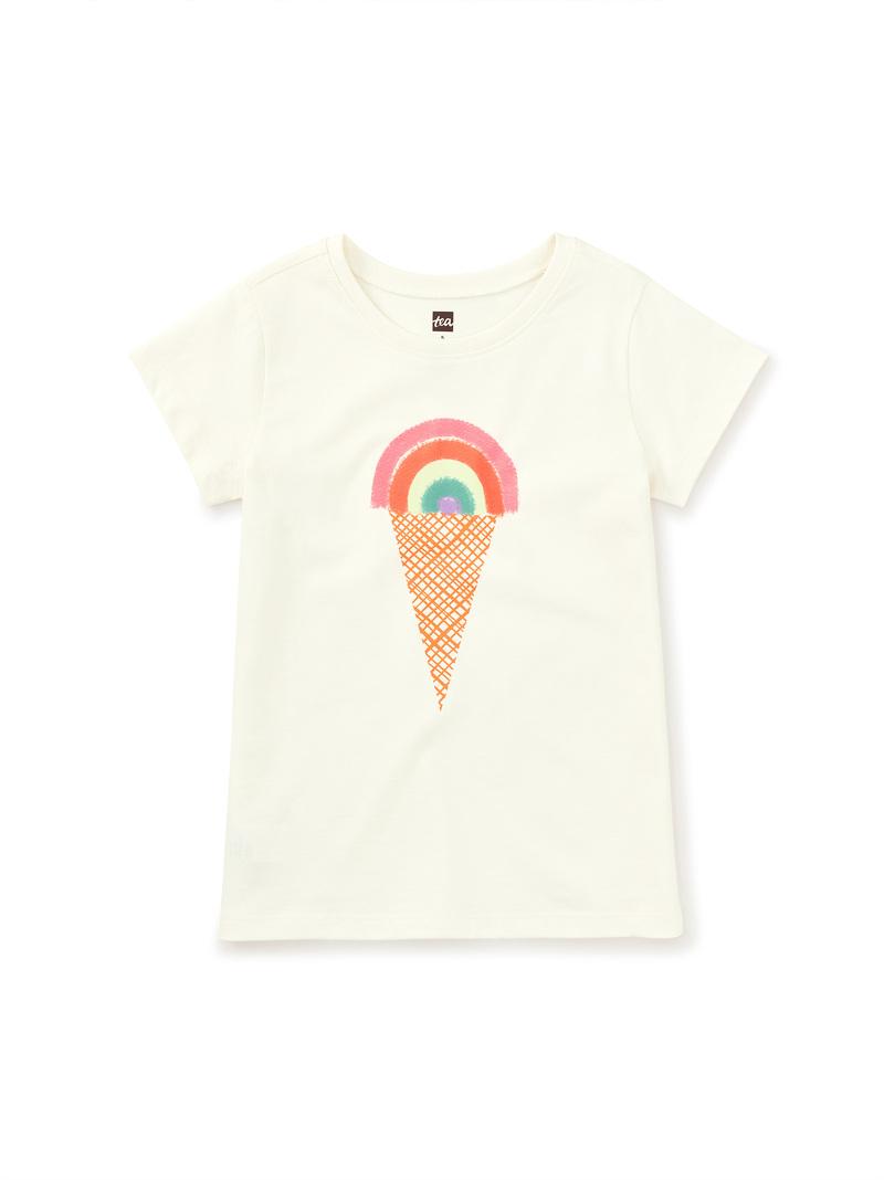 Rainbow Ice Cream Graphic Tee