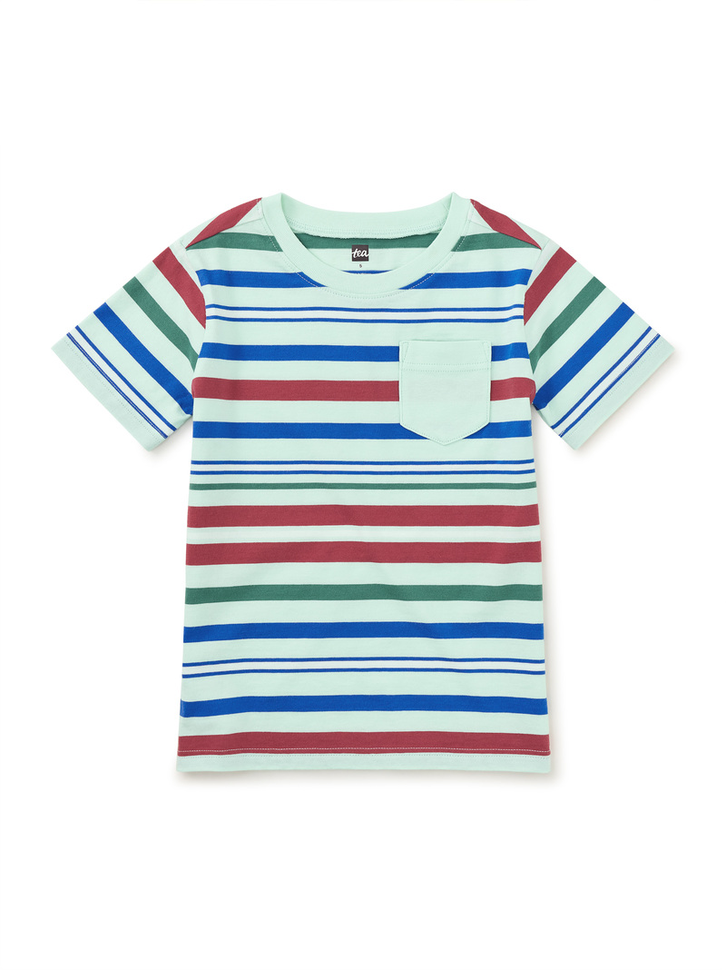 Stripe Pocket Tee