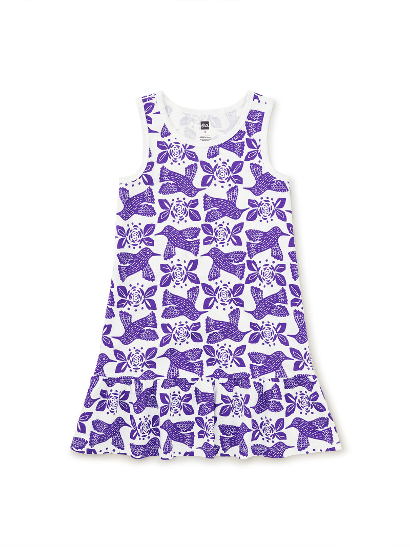 Ruffle Hem Tank Dress