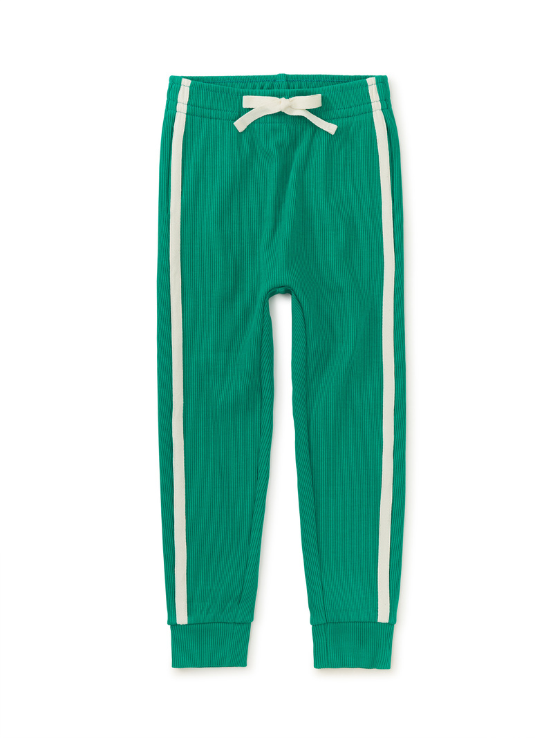 Side Tape Ribbed Joggers