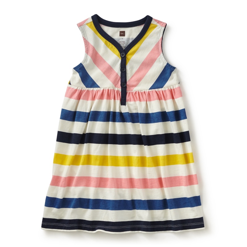 Addio Tramonto Henley Dress