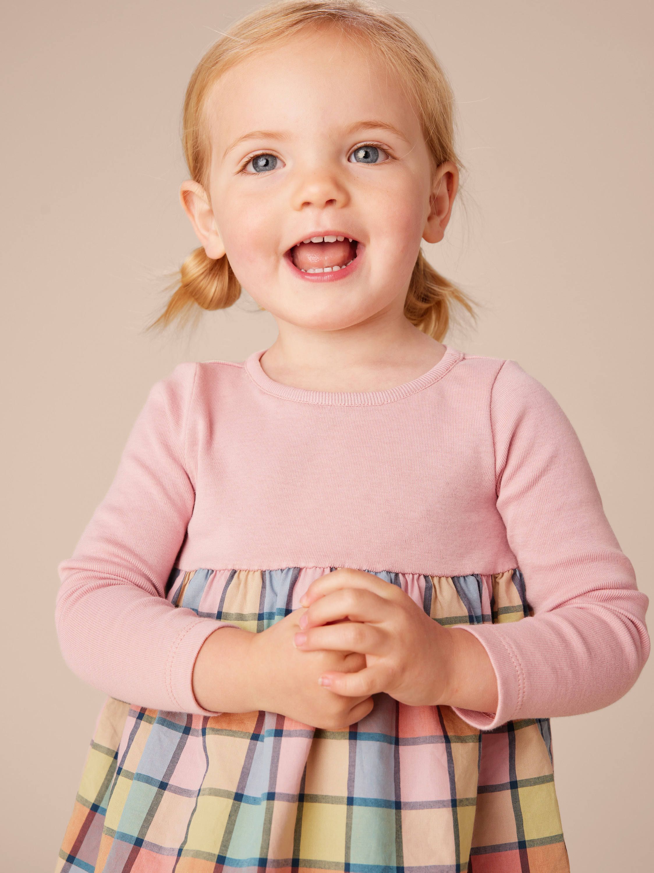 Print Mix Skirted Baby Dress | Tea Collection