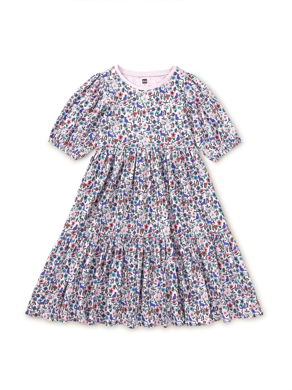 Flowy Tiered Midi Dress