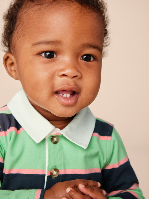 Rugby Polo Baby Romper