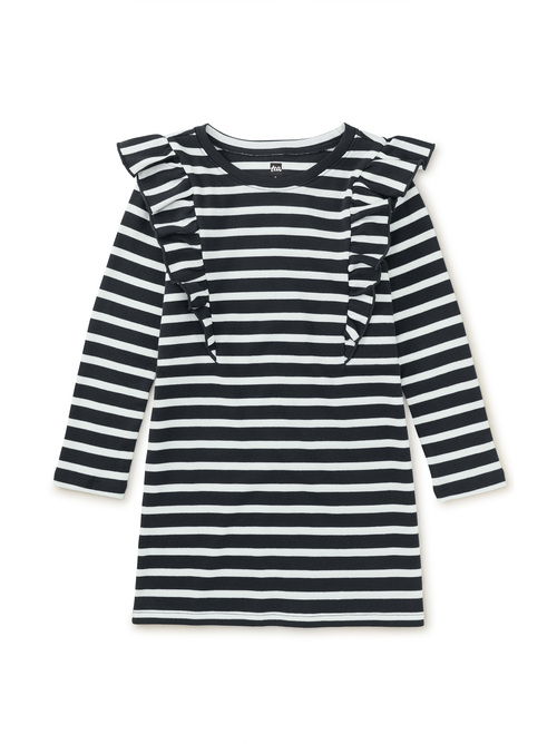 Ruffle sleeve t shirt dress on sale