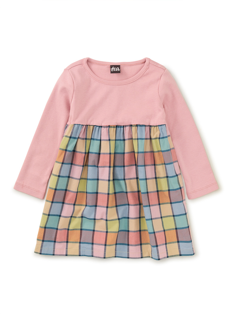 Print Mix Skirted Baby Dress
