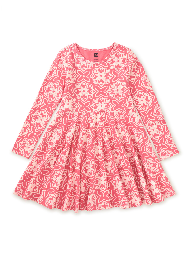 Long Sleeve Twirl Dress