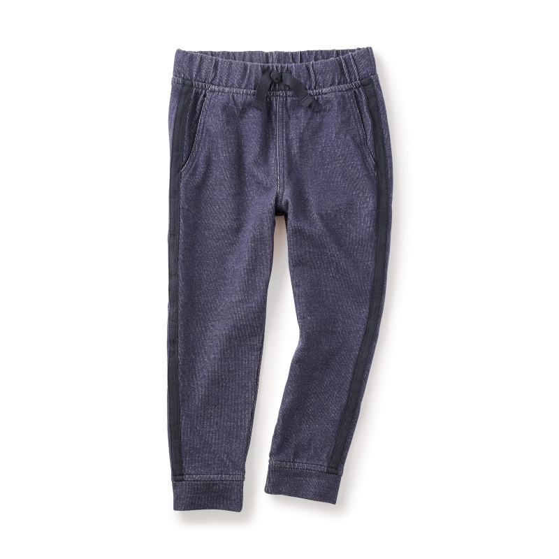 Denim Like Side Stripe Pants
