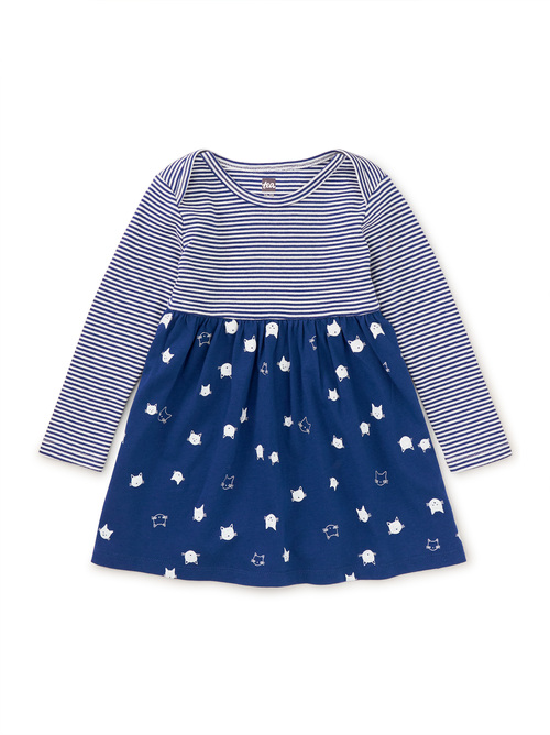 Print Mix Skirted Baby Dress