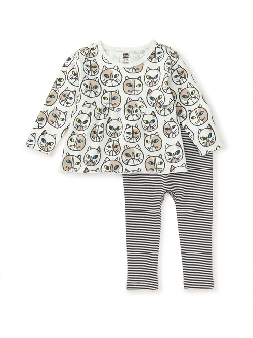 Peplum Top & Pants Baby Set