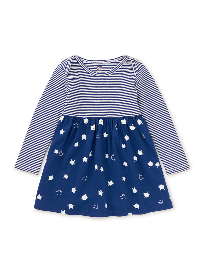 Print Mix Skirted Baby Dress