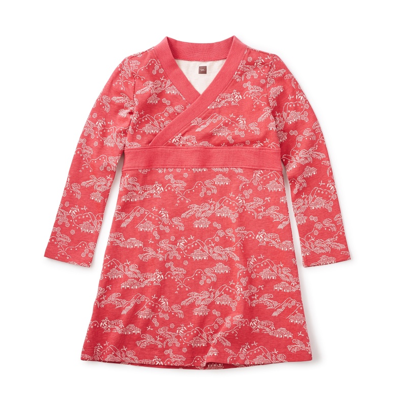 Bisuta Wrap Neck Dress