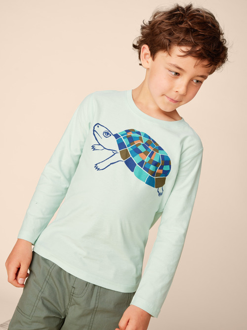 Mosaic Turtle Graphic Tee