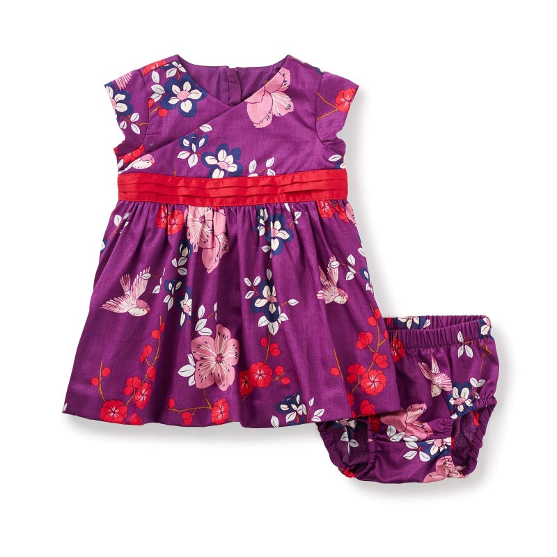 Hatsu Wrap Neck Baby Dress