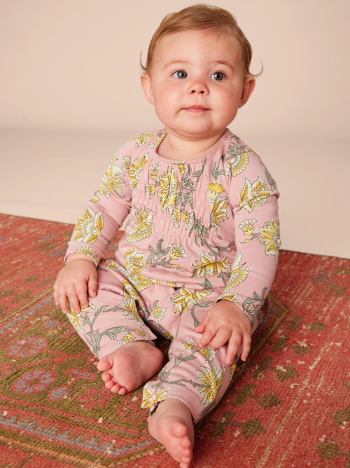 Smocked Baby Romper
