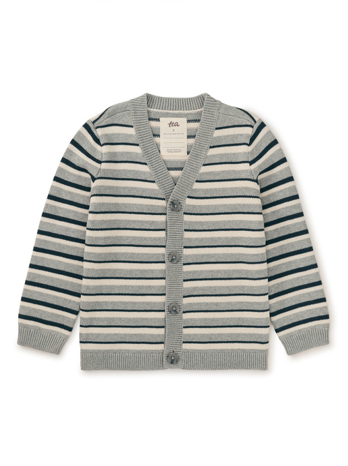Striped Sweater Cardigan