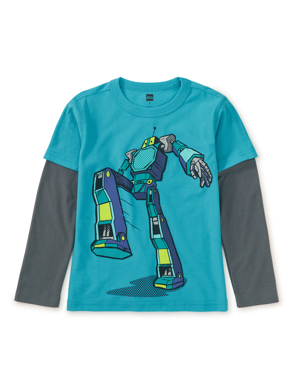 Robot Layered Sleeve Tee