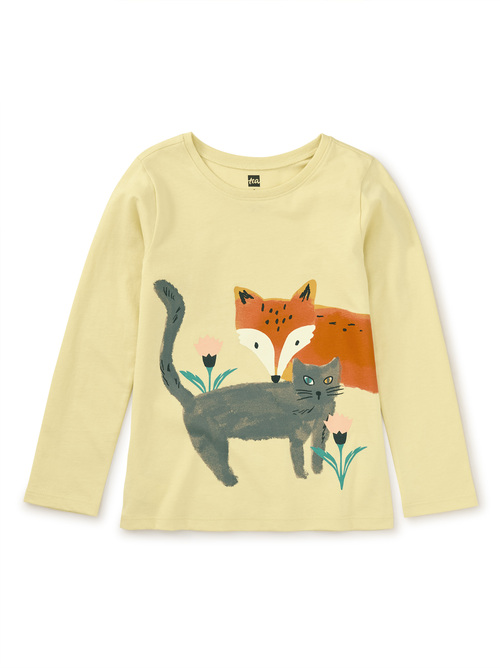 Cat and Fox Double Sided Tee