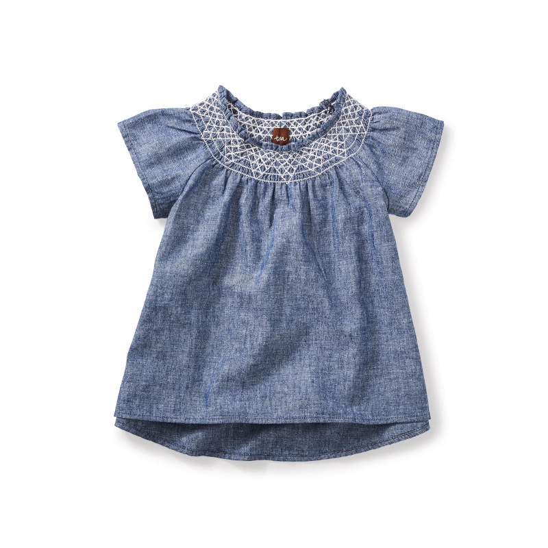 Skygarden Smocked Top