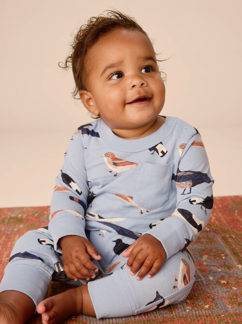 Long Sleeve Pocket Baby Romper