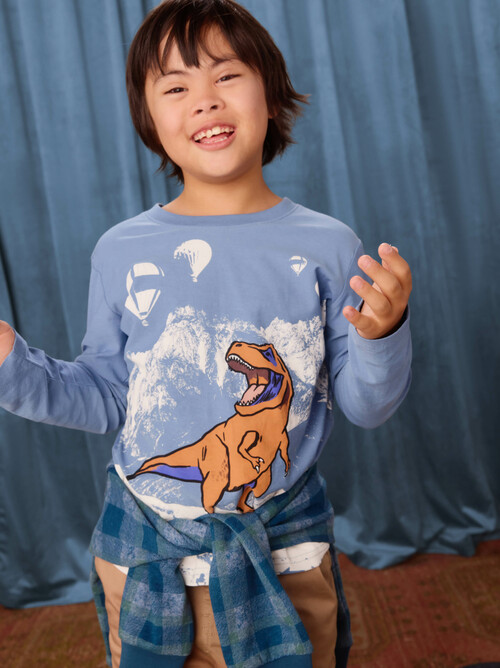T-Rex & Mountains Graphic Tee