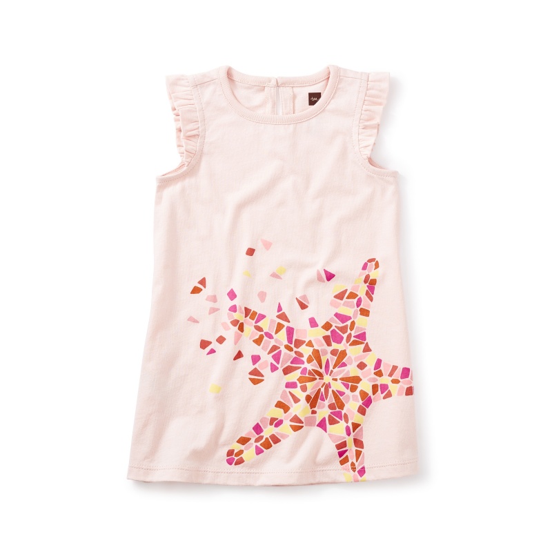 Sea Star Graphic Baby Dress