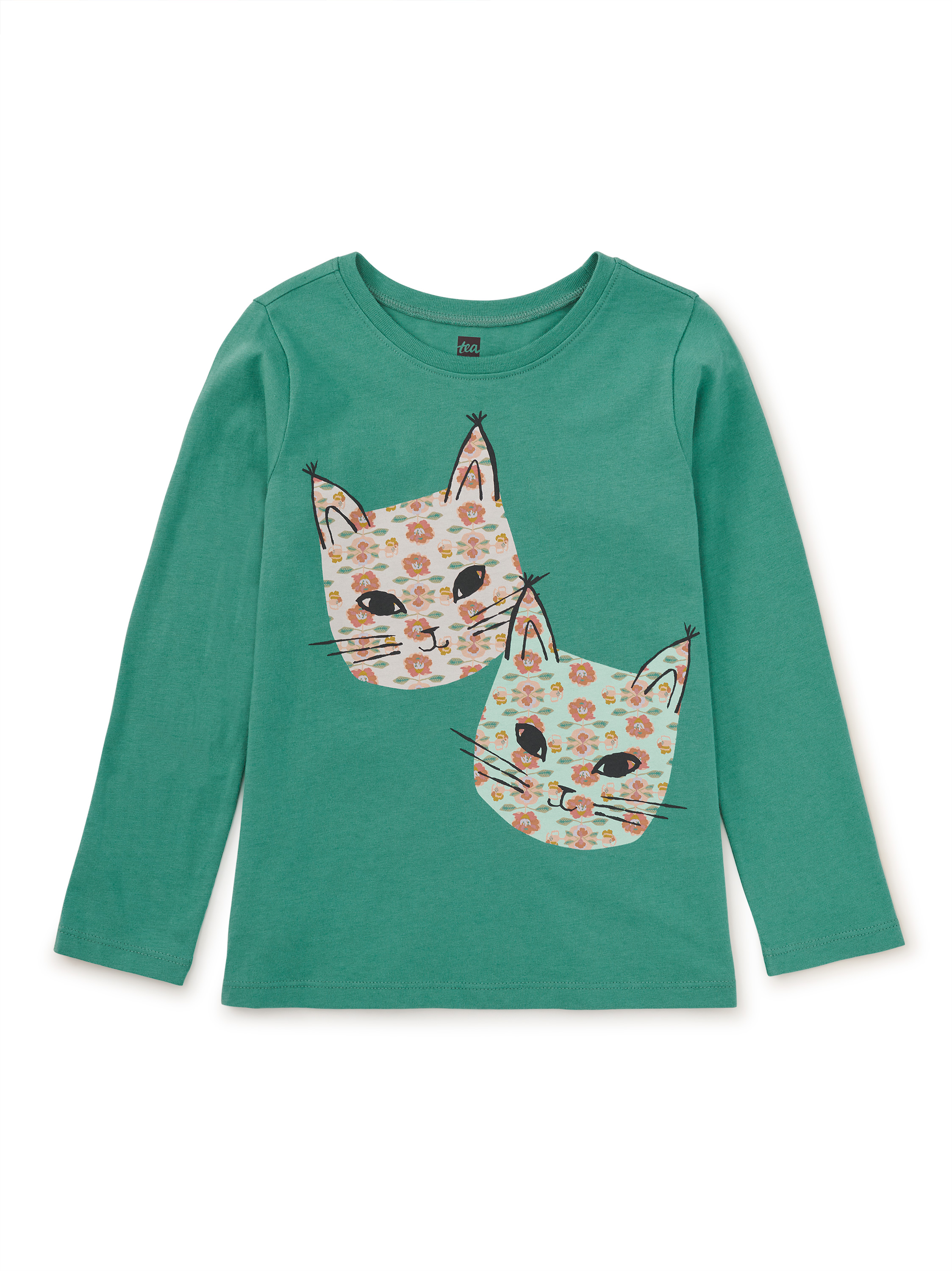 Cat graphic tee top