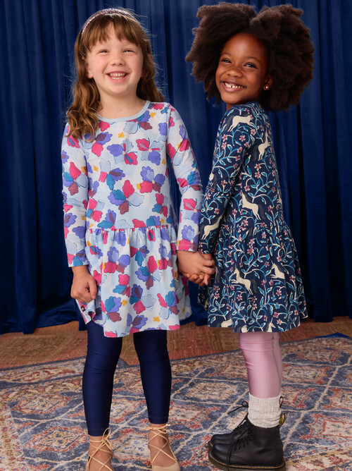 Girls long floral dress deals