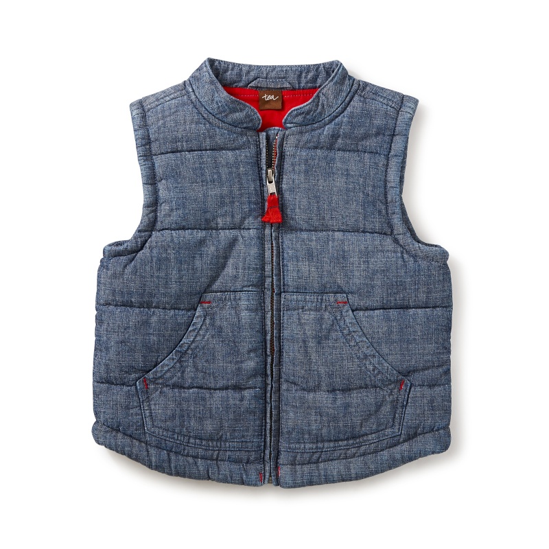Citizen Chambray Quilted Vest